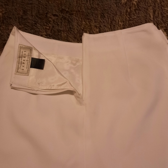 VINTAGE White Straight Decorative Chain Mini Skirt - Picture 6 of 9